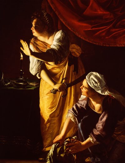 Giuditta e la sua serva con la testa di Oloferne da Artemisia Gentileschi