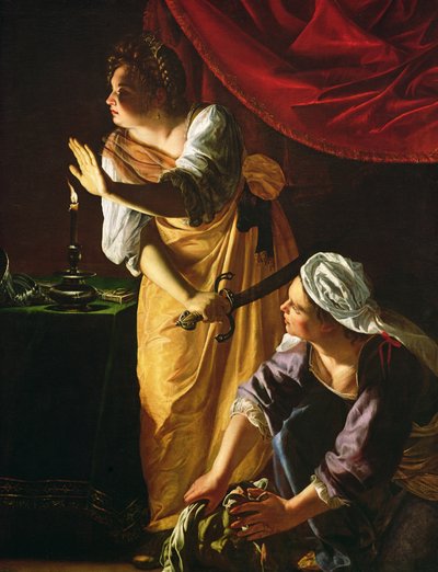 Giuditta e la Serva con la Testa di Oloferne da Artemisia Gentileschi