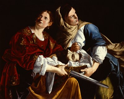 Giuditta e la sua ancella con la testa di Oloferne da Artemisia Gentileschi