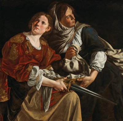Giuditta con la testa di Oloferne e una serva da Artemisia Gentileschi