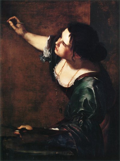 Autoritratto come allegoria della pittura da Artemisia Gentileschi