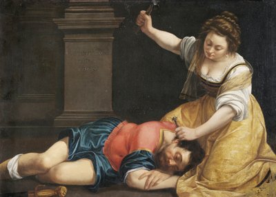 Jael e Sisera da Artemisia Gentileschi