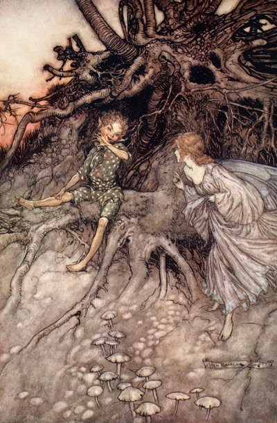 Io sono quel felice vagabondo della notte, illustrazione da 
