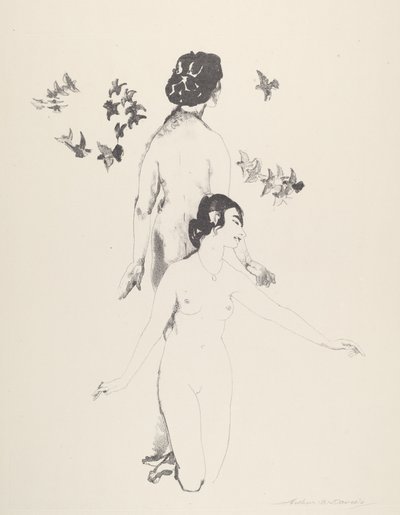 Colombe in cerchio da Arthur B. Davies