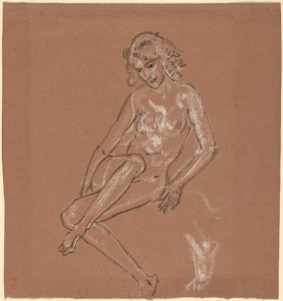 Nudo seduto e un piede da Arthur B. Davies