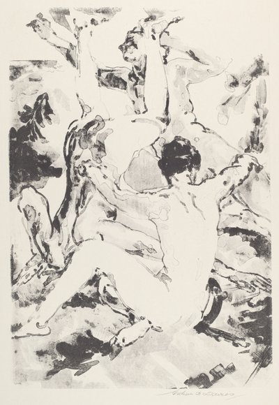 Tre Acrobati da Arthur B. Davies