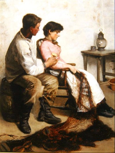 Corteggiamento, 1887 da Arthur Bateman