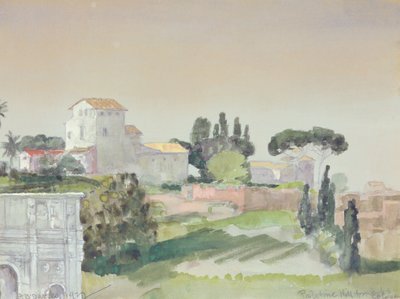 Colle Palatino dal Colosseo da Arthur Bowen Davies