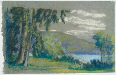 Paesaggio dal libro di A.B. Davies, edizione 3, 50 da Arthur Bowen Davies
