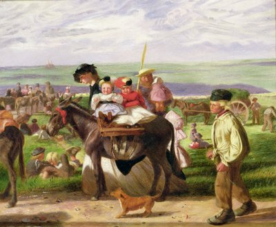 Al Mare, Pegwell Bay, vicino a Ramsgate da Arthur Boyd Houghton