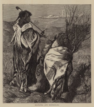 Hiawatha e Minne-ha-ha da Arthur Boyd Houghton