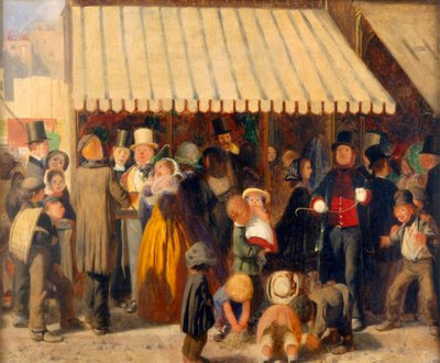 Scena in un luna park da Arthur Boyd Houghton