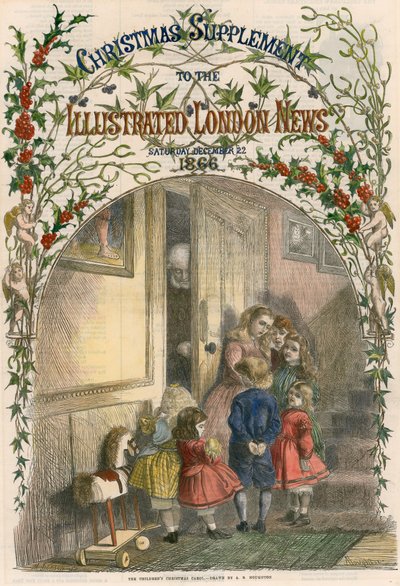 Il canto di Natale dei bambini da Arthur Boyd Houghton