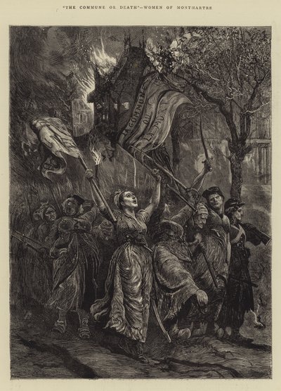 La Comune o la Morte, Donne di Montmartre da Arthur Boyd Houghton