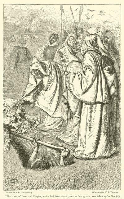 Le ossa di Bucer e Phagius, che erano state diverse anni nelle loro tombe, furono riesumate da Arthur Boyd Houghton