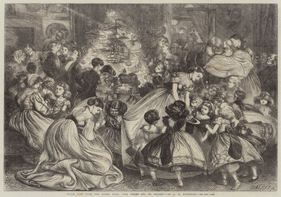 Zio John con i giovani, tutti premi e nessun vuoto! da Arthur Boyd Houghton