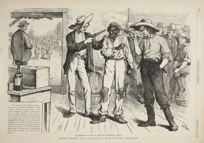 Ovviamente vuole votare per il biglietto democratico, 1876 da Arthur Burdett Frost