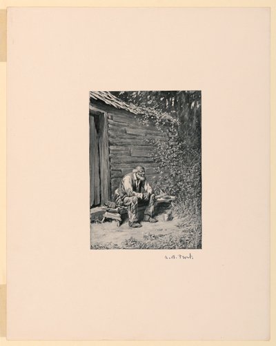 Zio Remus alla porta della sua capanna da Arthur Burdett Frost