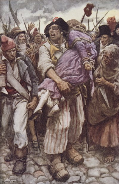 Il Papavero Scarlatto al Salvataggio, illustrazione per 