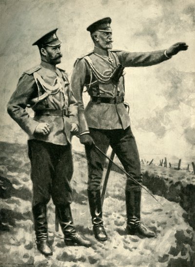 I cambiamenti nel comando russo, settembre 1915. Prima Guerra Mondiale, c1920 da Arthur C. Michael