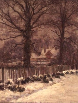 Un sentiero innevato da Arthur Claude Cooke