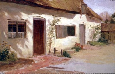 Vista di un cottage da Arthur Claude Cooke