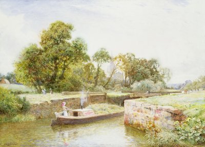 Stratford Lock da Arthur Claude Strachan