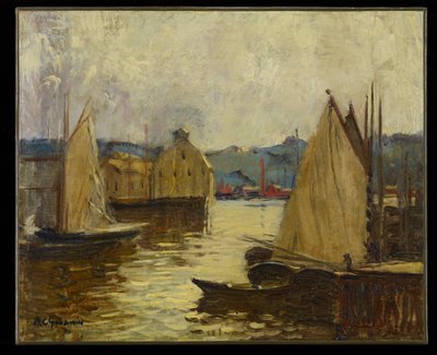 Porto di Gloucester, c.1910 da Arthur Clifton Goodwin