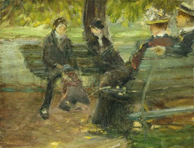 Nel parco da Arthur Clifton Goodwin