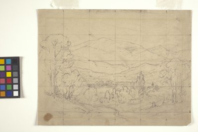 Studio per paesaggio montuoso da Arthur Clifton Goodwin