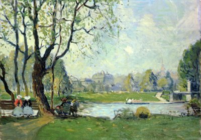 Il Giardino Pubblico di Boston in primavera da Arthur Clifton Goodwin