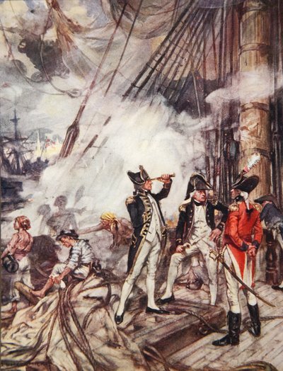 Admirals All, illustrazione da Drakes Drum and Other Songs of the Sea di Henry Newbolt da Arthur David McCormick
