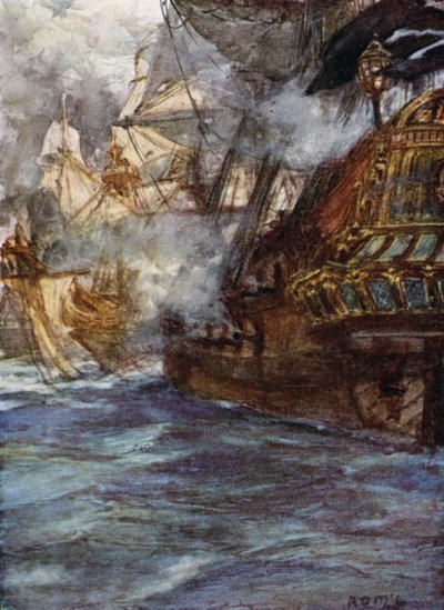 Avery, il pirata, che prende le due navi danesi armate da Arthur David McCormick