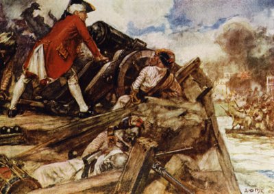 Clive stesso saltò su un cannone da Arthur David McCormick