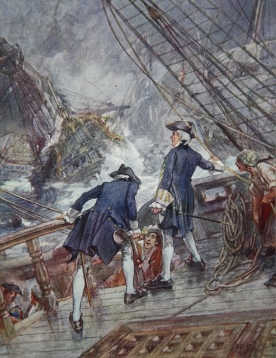 Hawke, illustrazione da Drakes Drum and Other Songs of the Sea di Henry Newbolt da Arthur David McCormick