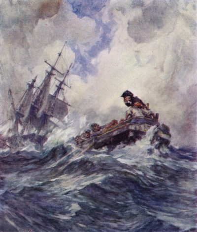 Il tenente Nelson abborda un premio in una tempesta da Arthur David McCormick