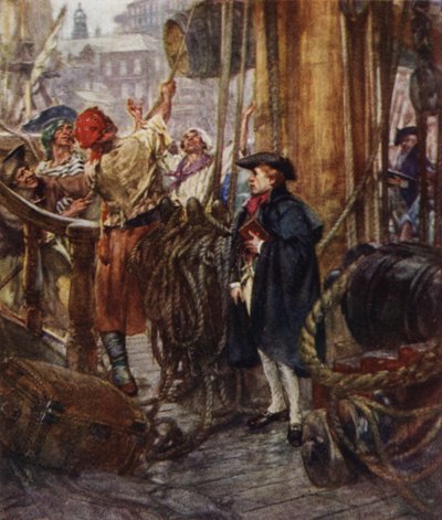 Il primo giorno di Nelson in Marina da Arthur David McCormick