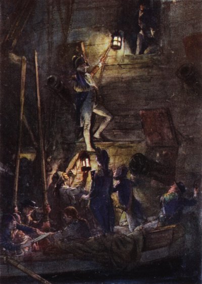 Nelson sale a bordo del Theseus per farsi amputare il braccio da Arthur David McCormick