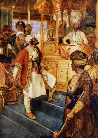 Sivaji sfida apertamente il Gran Moghul da Arthur David McCormick