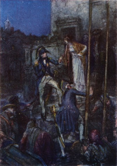 La fuga della famiglia reale da Napoli da Arthur David McCormick