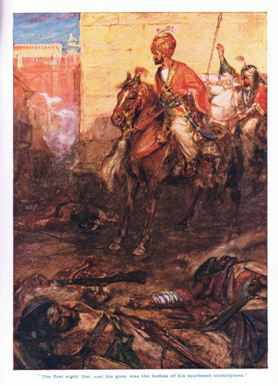La prima cosa che vide furono i corpi dei suoi connazionali assassinati da Arthur David McCormick