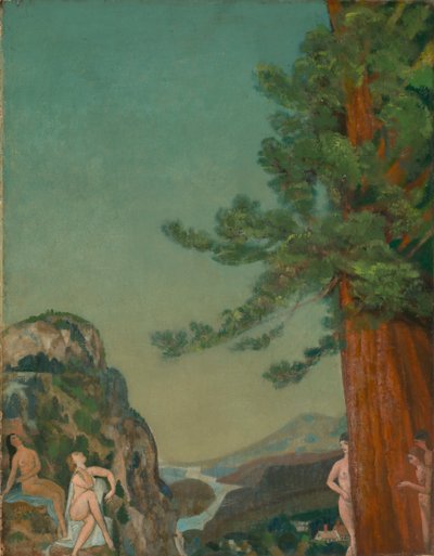 Sulle scogliere, ca. 1898 da Arthur Davies