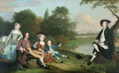 Una famiglia di pescatori da Arthur Devis