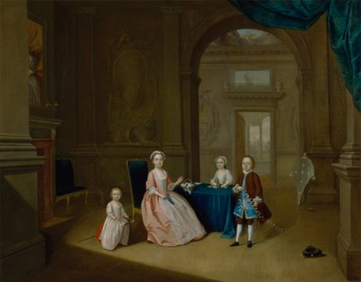 Bambini in un interno da Arthur Devis
