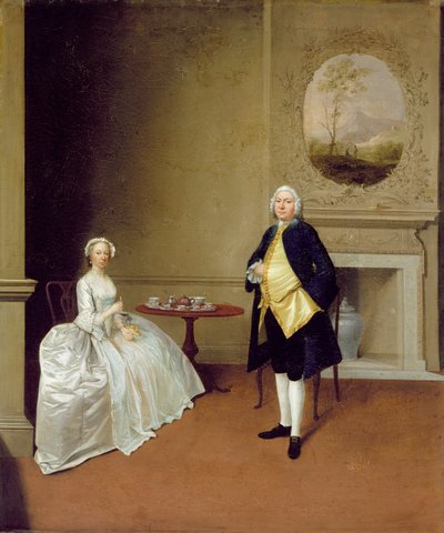 Il signor e la signora Hill, c.1750-51 da Arthur Devis