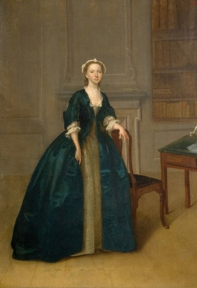 Ritratto di una Donna in Blu Scuro da Arthur Devis