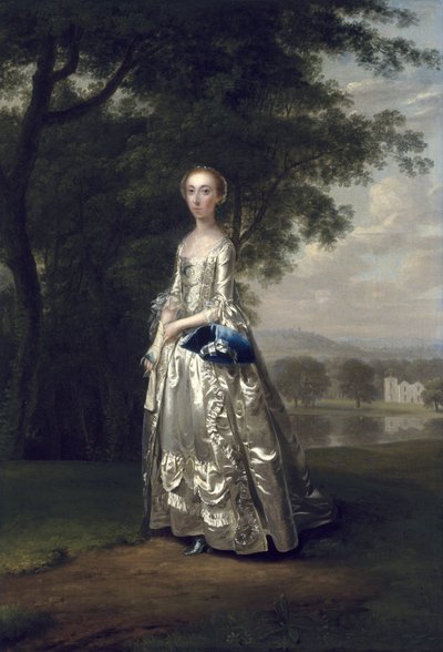 Ritratto di una Signora in un Paesaggio da Arthur Devis