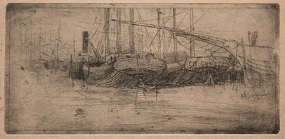 Scivolo lungo il fiume Cuyahoga, 1887 da Arthur E. Schneider.