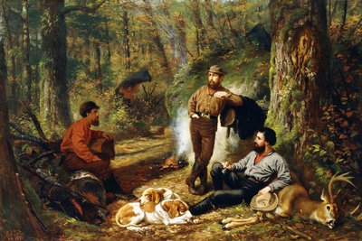 Sosta sul Portage, 1871 da Arthur Fitzwilliam Tait