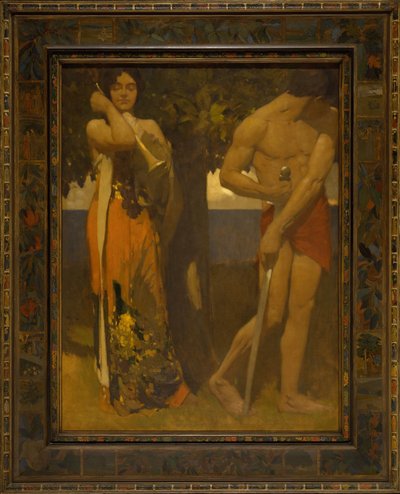 Ho suonato il flauto ma non avete ballato, c. 1907-1929 da Arthur Frank Mathews